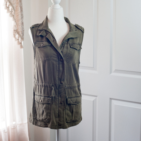 max jeans utility vest